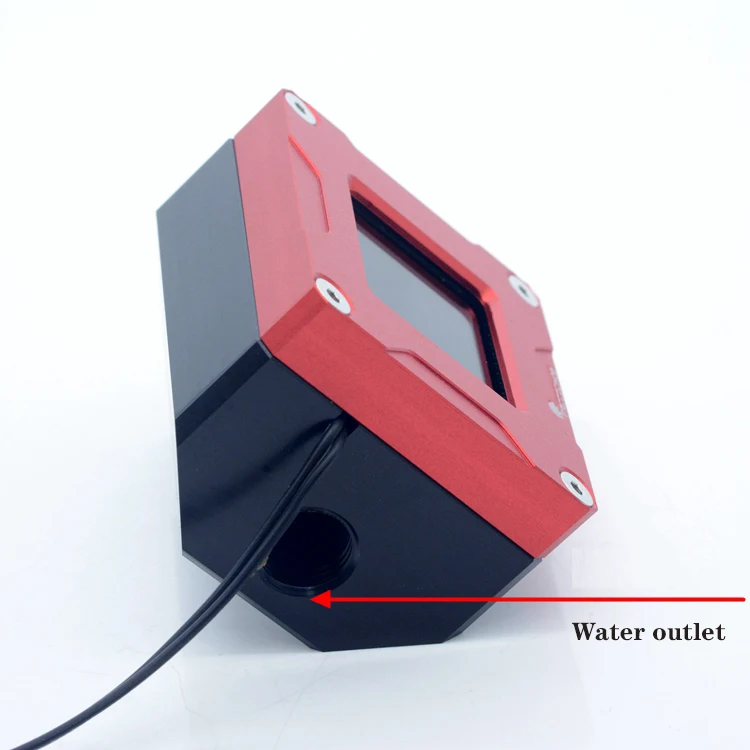 impulsor de água resfriador velocidade e temperatura
