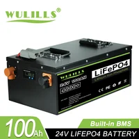 24V 100AH Lifepo4 Battery Pack Built-in BMS lithium ion Battery Pack 24V Rechargeable Batteries 1