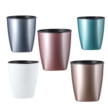 

5pcs Plastic Planter Portable Durable Delicate Water Storage Pot Self Watering Flowerpot Plants Holder Flower Pot for Home Room