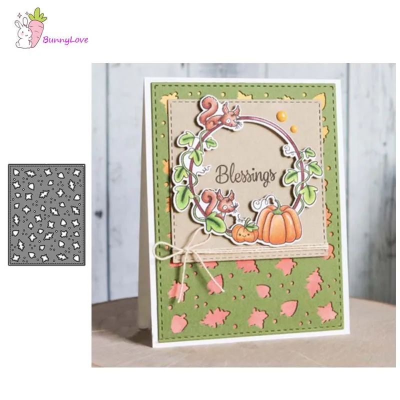 

Metal cutting dies falling leaves panel Stencils for DIY Scrapbooking Stamp/photo album Decorative Embossing DIY Paper Cards
