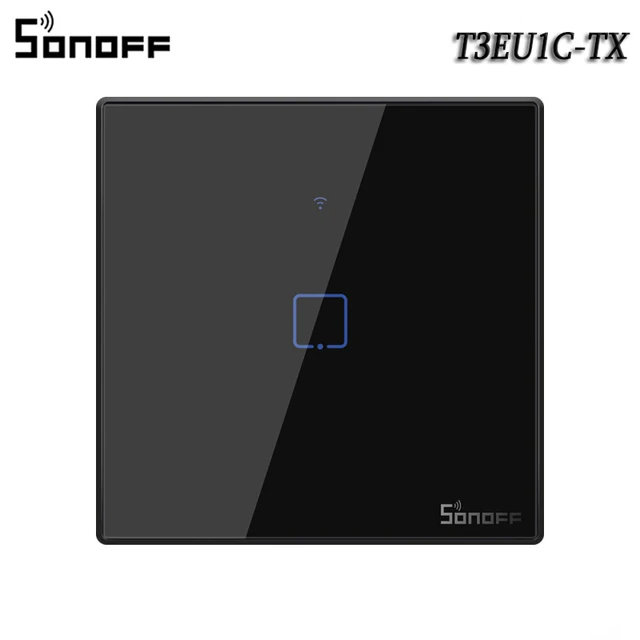 Sonoff T0 T1 T2 T3 For Alexa Google Home Smart Home WiFi RF 433Mhz Remote Control Wall Touch Panel Light Switch Panel Hot 