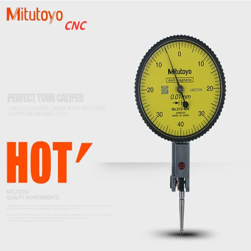 Mitutoyo CNC Dial Indicator 513 404 Analog Lever Dial Gauge Accuracy 0.