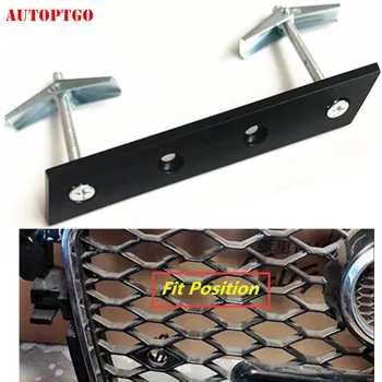 

Car Honeycomb Net Grille Badge Logo Emblem 2 Bolts Bracket For Audi S3 S4 S5 S6 S7 S8 RS3 RS4 RS5 RS6 RS7 RS8 SQ RSQ 3 5 7 TTS