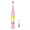 Children Electric Toothbrush Cartoon Pattern Automatic Musical Kids Music USB Charging Children Electric Toothbrush for Kids Pink