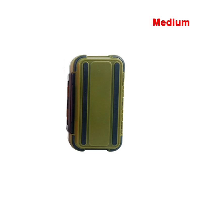 Fishing Box Transparent Inner Cover Portable Durable Compartments Waterproof Storage Case Double Side Organizer Fishing Case - Цвет: M