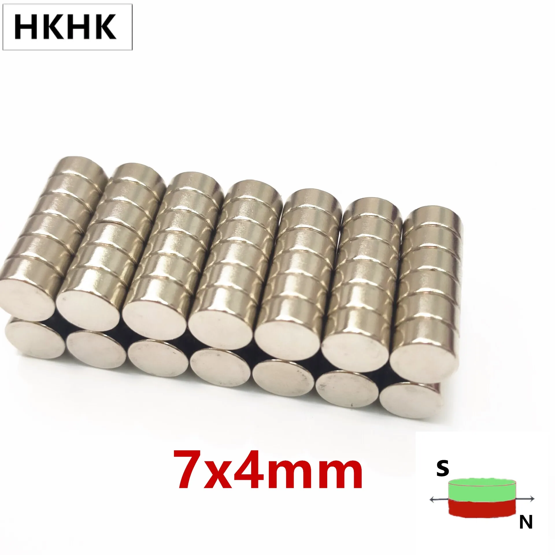 Небольшие Круглые неодимовые магниты 7 мм x 4 диаметр 7x4 сильный редкоземельный