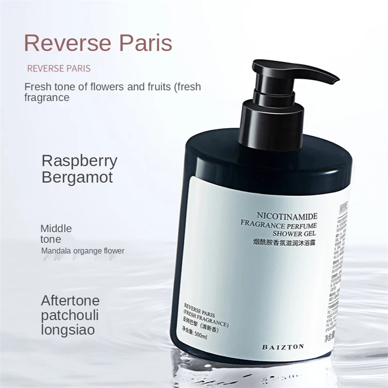 Niacinamide Perfume Shower Gel Body Wash Brightening Exfoliating Smoothing Gentle Cleansing Moisturizing Bath Lotion Women Men body wash