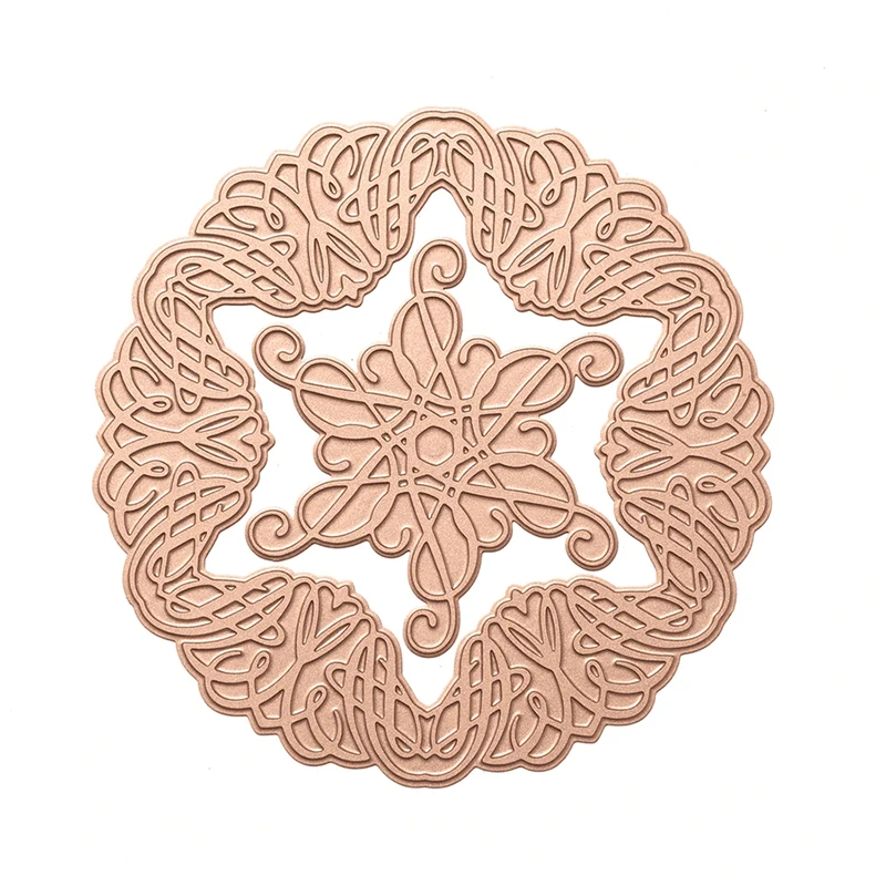 

Retro Elegant Circle Frame Metal Hot Foil Plates for DIY Scrapbooking Letterpress Embossing Cards Making Crafts New 2019