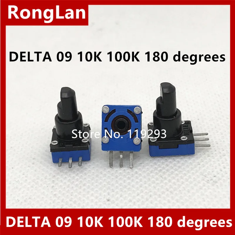 [BELLA]Regent DELTA 09 type игровой потенциометр 10K 100K 180 градусов 20 шт./лот|game calculator|potentiometer
