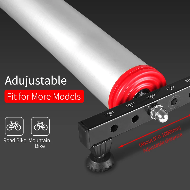 ROCKBROS Bike Roller Trainer Stand Bicycle Exercise Bike Training Indoor Silent Folding Trainer Aluminum Alloy For MTB Road Bike