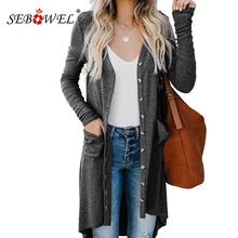 ##Special Price SEBOWEL Gray/Black Open Front High Low Cardigan Women Plus Size Knit Sweater Cardigans Autumn Button Down Pocketed Sweaters XXL ##Special Price SEBOWEL Gray/Black Open Front High Low Cardigan Women Plus Size Knit Sweater Cardigans Autumn Button Down Pocketed Sweaters XXL