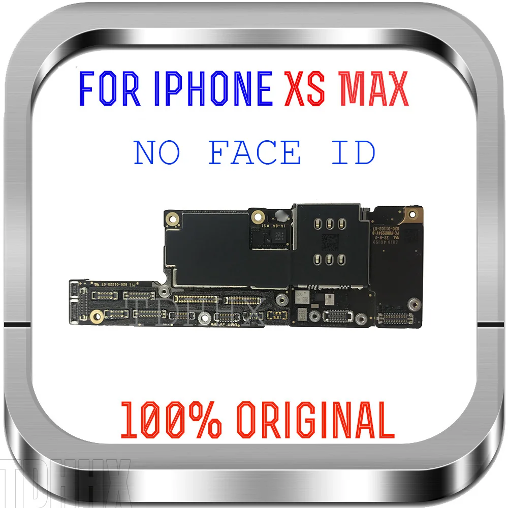 Хорошо работает для iPhone XS Max материнская плата разблокированная с/без лица ID оригинальная б/у ок основная логическая плата