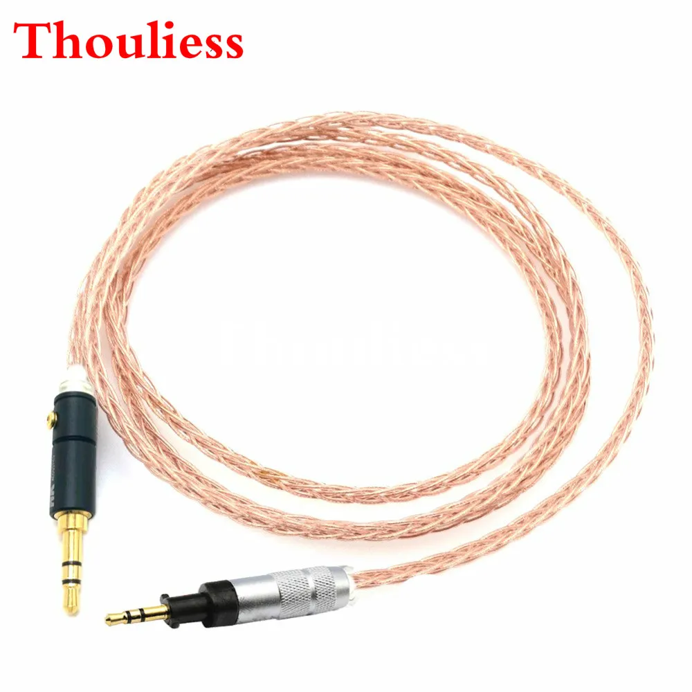 Thouliess Hi Fi 8 ядер 7N монокристаллическая медь Литцендрат оплетка Кабель наушников