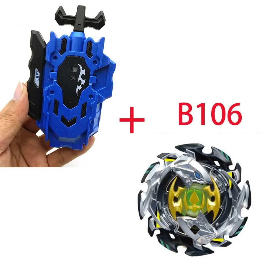 Спиннинг Bayblade BURST B-104 B-105 с средство для запуска Beyblade Bay blade металл пластик Fusion 4D Подарочные игрушки для детей - Цвет: B106