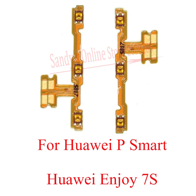 Кнопка питания с боковой кнопкой гибкий кабель для переключателя Huawei P Smart / Enjoy 7S