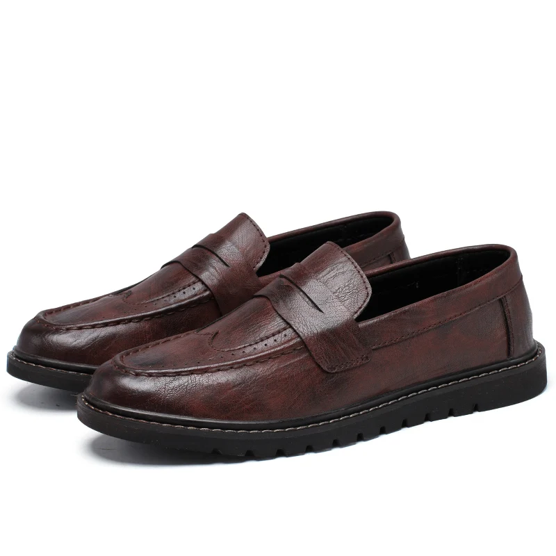 

2019 Hot Men Tassel Pointed Men Formal Shoes Comfortable Loafers Male Wedding Party Flat Shoes Size 39-44 Peas Shoes *D21