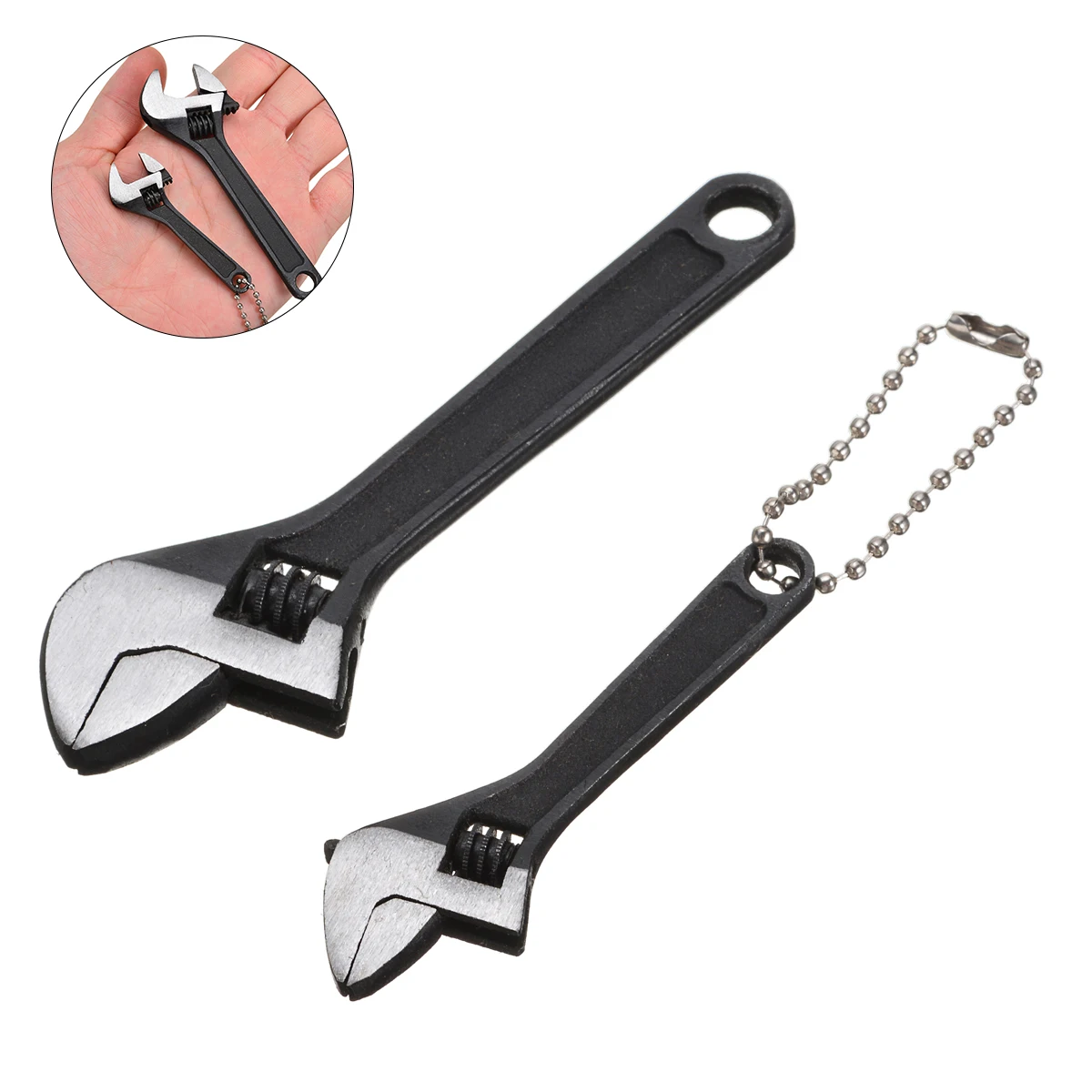 US 4" 100mm Mini Adjustable Spanner/Wrench Hand Tools For Repair 14mm Opening