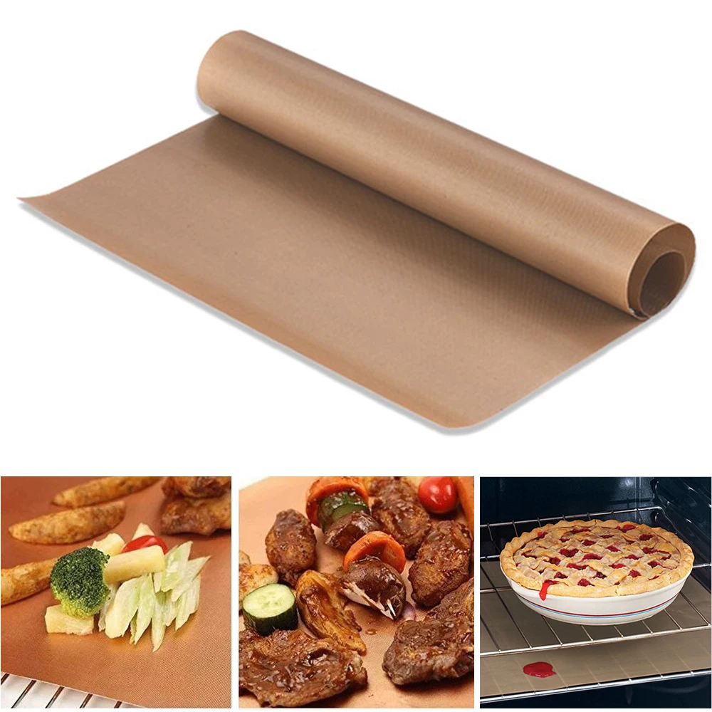 1pcs 60*40cm 40*30cm Reusable Non Stick Fiberglass Cloth High Temperature Resistant Pastry Oilpaper for Kitchen Baking Mat Tool | Дом и сад