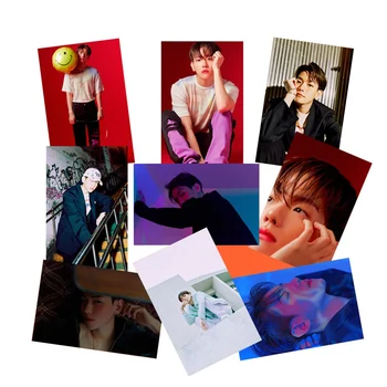 

KPOP EXO BAEKHYUN SOLO Delight Album LOMO Cards Self Made Paper Photo Card Photocard Autograph For Fans Collective