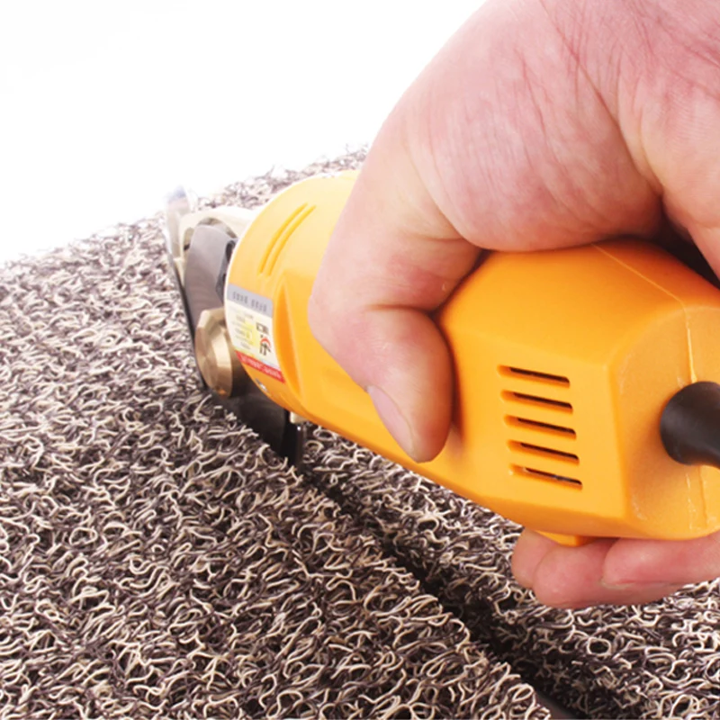 Electric Fabric Scissors 220V/110V Rotary Blade Fabric Tool Fabric Cutting Tools Electric Cutter Machine Rotary Scissors 5