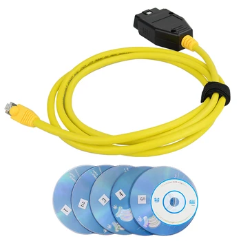 

ESYS Data Cable with light For BMW F-serie ENET Ethernet to OBD Interface E-SYS ICOM Coding OBD2 Automotivo Car Diagnostic