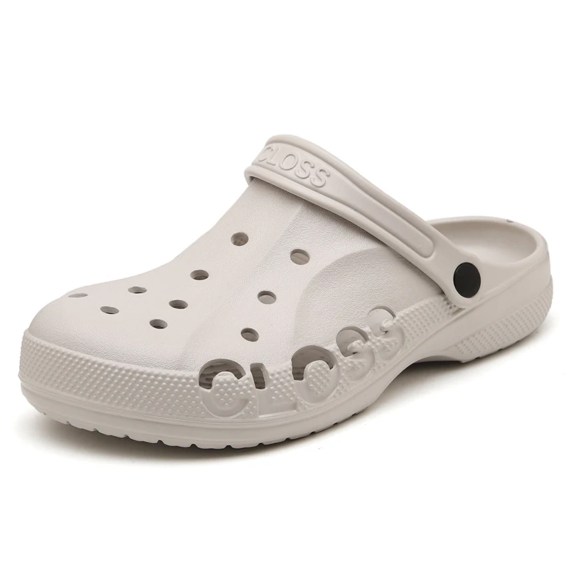 Mens Rubber Beach Sandals 2021 Summer Shoes Garden Sandalias Massage Sandalia Breathable Clogs Men Hombre Slip On Outdoor