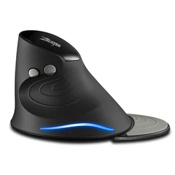 Mão direita sem fio mouse vertical ergonômico gaming mouse 2400 dpi usb pulso óptico ratos saudáveis para computador pc