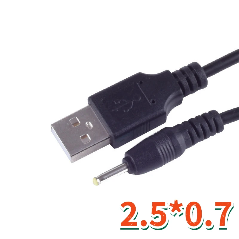 Разъем питания постоянного тока USB преобразователь в 2 5*0 7 мм/DC 5x0 Белый Черный
