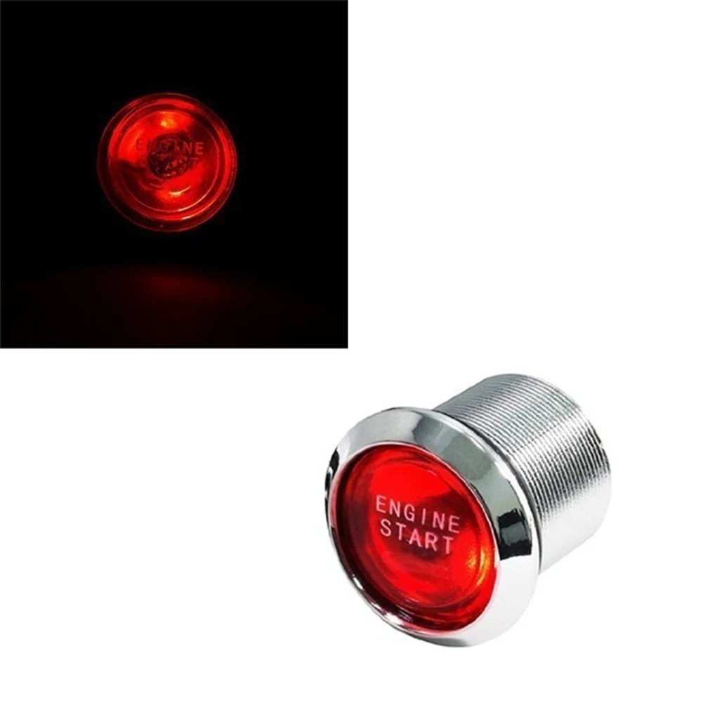  Car Engine Push Start Button RFID Engine Lock Ignition Keyless Entry System Door Push Button Tactil