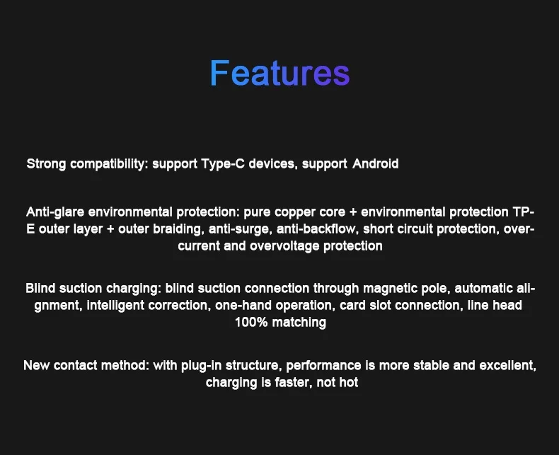 Магнитный usb-кабель 5A type-C, суперзарядный кабель для huawei P30 samsung A70 S9, магнитное зарядное устройство, кабель для передачи данных Microusb для Redmi Note7