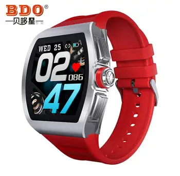 

2020 men's business smart watch sport meter step heart rate blood pressure monitoring remote control music photo ip68 waterproof