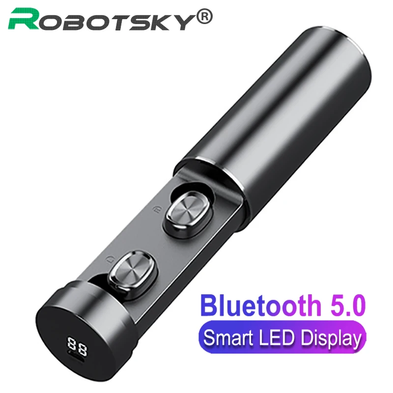 B9 наушники вкладыши TWS с Беспроводной Bluetooth V5.0 8D Hi Fi стерео Шум Conceling спортивные