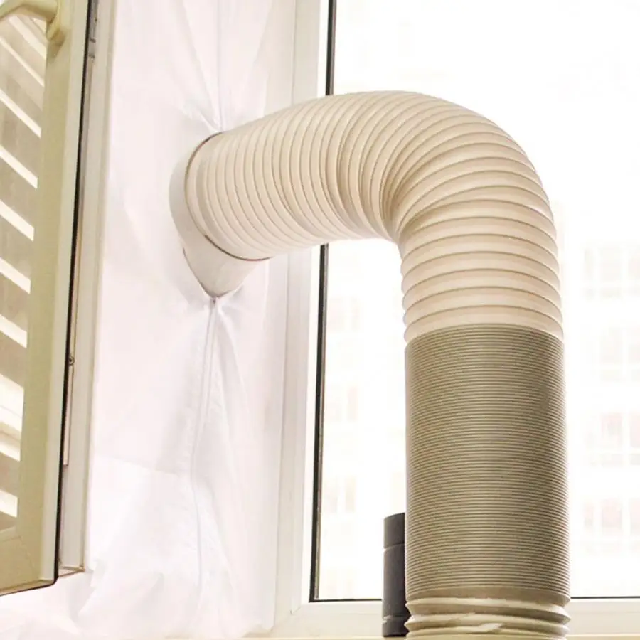 

White Window AirLock Seal Plate Universal 4m Soft Board For Mobile Air Conditioner Home Air Conditioning Cover