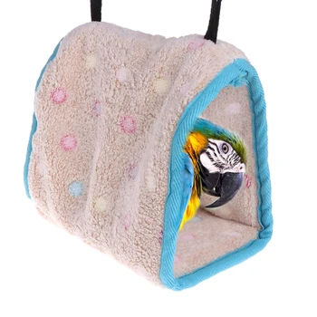 

Winter Warm Bird Nest House Bird Warm Hut Cage For Parrot Macaw Parakeet Cockatiels Cockatoo Conure