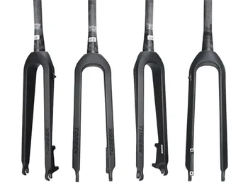 

TOSEEK Full Carbon Mtb Fork 1-1 / 8 '' 1-1 / 2 '' Cone Bicycle Fork Disc Brake 26/27. 5/29ER T800 3K front fork parts 530g