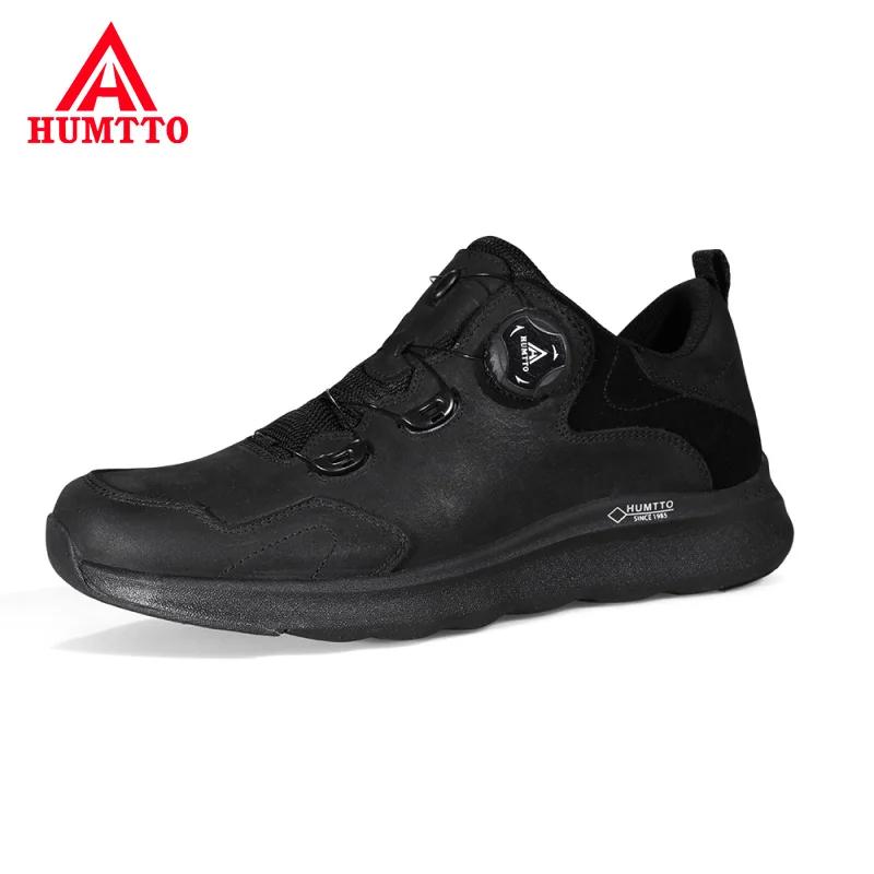 

HUMTTO Leather Casual Shoes for Men Winter Fashion Waterproof Luxury Designer Brand Work Man Shoes Non-slip Sneakers for Men's