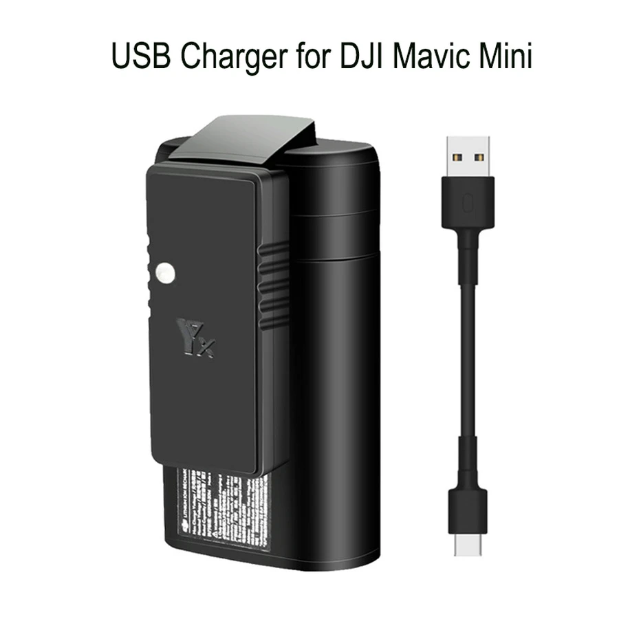 Battery Charger Mini USB Charger for DJI Mavic Mini Dron Charging Accessories Support QC3.0 Fast Charing