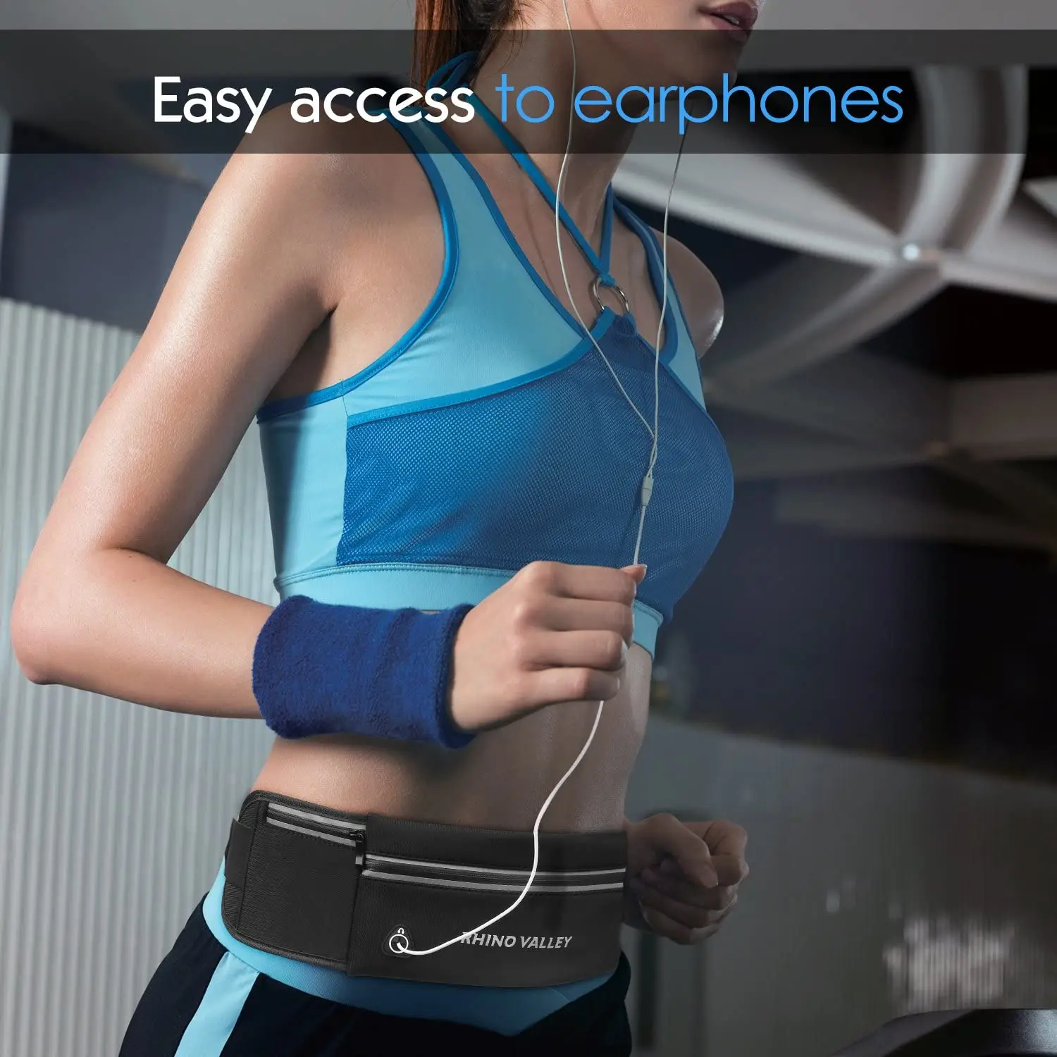 

Waterproof Running Waist Bag Large Capacity Outdoor Sports Running Adjustable Belt Bags Earphone Access Phone Jogging Bags