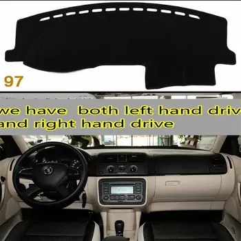 

For Skoda Fabia 5j Mg 2007 2008 2009 2010 2011 2012 2013 2014 Dashmat Car-styling Accessories Dashboard Cover Car Dash Mat Sun