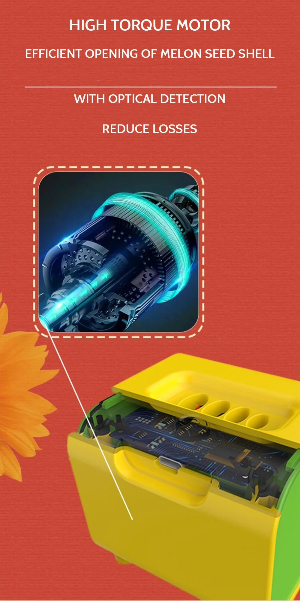 Tanio Gospodarstwa domowego elektryczny obieraczka nasion melona