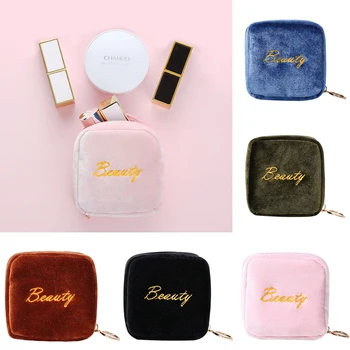 

Velvet Lipstick Storage Outdoor Travel Essential Small Convenient Cosmetic Bag