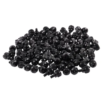

6# 32x6mm Desktop Computer PC Case Chassis Thumb Screws Black 100 Pcs