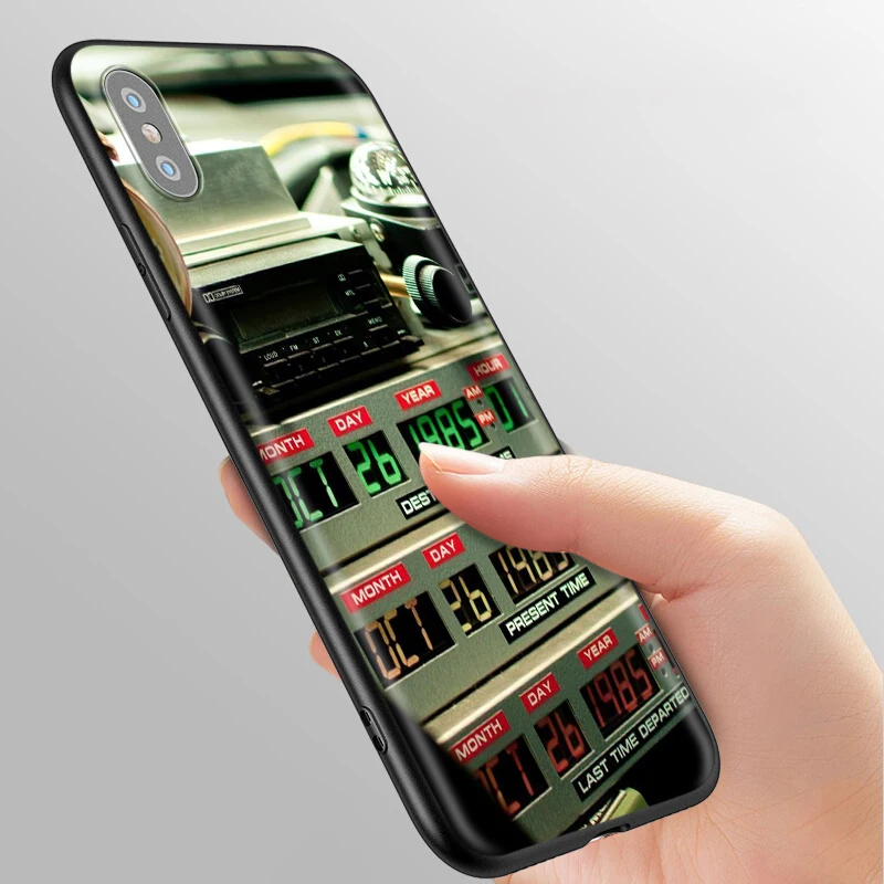 YIMAOC Назад в будущее силиконовый мягкий чехол для iPhone 12 Mini 11 Pro XS Max XR X 8 7 6 6S Plus 5 5S