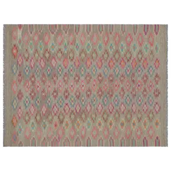 

Handmade Natural Afghan Tribal Rug Area Rug 144x190 Cm-4'9''X6'3''