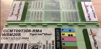 

10PCS WALTER CARBIDE INSERT CCMT09T308-RM4 WSM20S