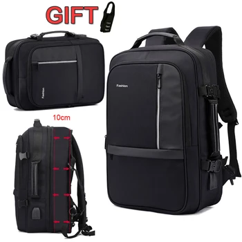 

Fashion Laptop Bags Business Men Backpack 15.6 Inch Notebook Travel USB Charging Waterproof Backpacking Male Women Smart Bagpack
