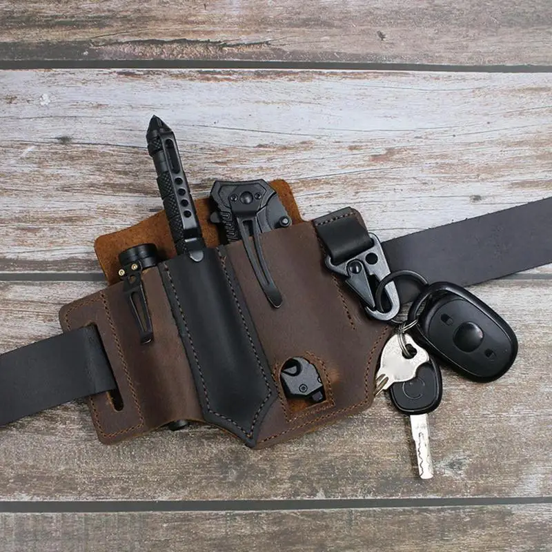 Многофункциональный Тактический Кожаный чехол Leatherman для мультитула карманный