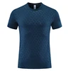 Man Fitness Short Sleeves Running Sport Men Gym Quick Dry Tshirts Fashion Mesh Reflective Summer Tee Print Soccer Jersey 1