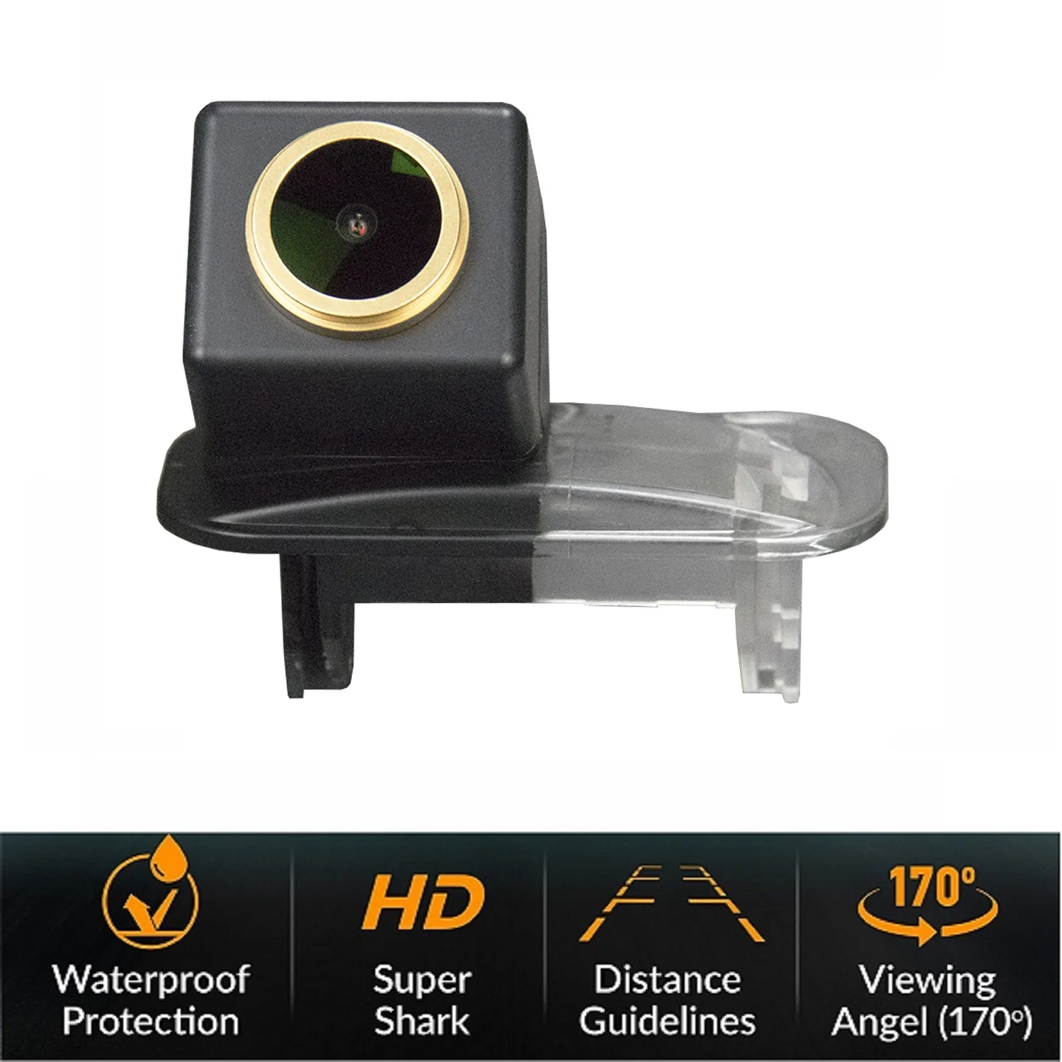 

For Mercedes B150 B160 B170 B180 B200 A Class W169 B Class T245,HD720p Integrated in Number Plate Light License Rear View camera