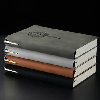 

2020 leather notebook cover A5 notebooks Eye protection business Super thick working notes office stationery School Office